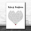 Goo Goo Dolls Black Balloon White Heart Song Lyric Quote Music Print