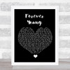 Alphaville Forever Young Black Heart Song Lyric Quote Music Print