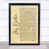 Avicii Hey Brother Rustic Script Song Lyric Quote Music Print