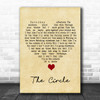 Ocean Colour Scene The Circle Vintage Heart Song Lyric Quote Music Print