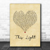 Dan Andriano This Light Vintage Heart Song Lyric Quote Music Print