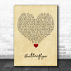 Alicia Keys Butterflyz Vintage Heart Song Lyric Quote Music Print