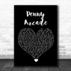 Roy Orbison Penny Arcade Black Heart Song Lyric Quote Music Print