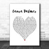 Bastille Laura Palmer White Heart Song Lyric Quote Music Print