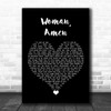 Dierks Bentley Woman, Amen Black Heart Song Lyric Quote Music Print