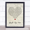 Wolf Alice Don't Delete The Kisses Black Guitar Song Lyric Print