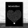 Jann Arden Insensitive Black Heart Song Lyric Quote Music Print