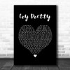 Carrie Underwood Cry Pretty Black Heart Song Lyric Quote Music Print
