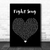 Rachel Platten Fight Song Black Heart Song Lyric Quote Music Print