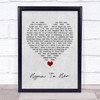 The Pretenders Hymn To Her Grey Heart Song Lyric Quote Music Print