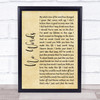 Cody Jinks No Words Rustic Script Song Lyric Quote Music Print