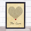 Little Mix The Cure Vintage Heart Song Lyric Quote Music Print