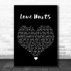 Incubus Love Hurts Black Heart Song Lyric Quote Music Print