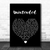 Muse Unintended Black Heart Song Lyric Quote Music Print