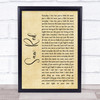 Long Beach Dub Allstars Saw Red Rustic Script Song Lyric Quote Music Print Long Beach Dub Allstars Saw Red Rustic Script Song Lyric Quote Music Print