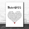 for KING & COUNTRY Priceless White Heart Song Lyric Quote Music Print