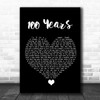 Five For Fighting 100 Years Black Heart Song Lyric Quote Music Print