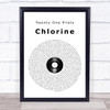 Twenty One Pilots Chlorine Vinyl Record Song Lyric Quote Music Print