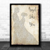 Eli Young Band Angel Like You Song Lyric Man Lady Dancing Music Wall Art Print