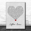 Dermot Kennedy After Rain Grey Heart Song Lyric Quote Music Print