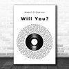 Hazel O'Connor Will You Vinyl Record Song Lyric Quote Music Print