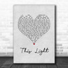 Dan Andriano This Light Grey Heart Song Lyric Quote Music Print