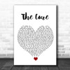 Lady Gaga The Cure White Heart Song Lyric Quote Music Print