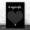 Marillion Kayleigh Black Heart Song Lyric Quote Music Print