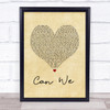 SWV Can We Vintage Heart Song Lyric Quote Music Print