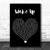 Coheed And Cambria Wake Up Black Heart Song Lyric Quote Music Print