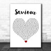 Picture This Saviour White Heart Song Lyric Quote Music Print