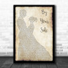 Sade By Your Side Man Lady Dancing Song Lyric Music Wall Art Print