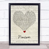 The Kooks Naïve Script Heart Song Lyric Quote Music Print