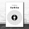 Coldplay Up&Up Vinyl Record Song Lyric Quote Music Print