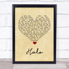 The Cure Halo Vintage Heart Song Lyric Quote Music Print