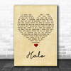 The Cure Halo Vintage Heart Song Lyric Quote Music Print