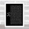 John Mayer 3x5 Black Script Song Lyric Quote Music Print