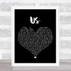 James Bay Us Black Heart Song Lyric Quote Music Print
