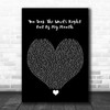 Meat Loaf You Took The Words Right Out Of My Mouth Black Heart Song Lyric Wall Art Print