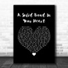 The Style Council A Solid Bond In Your Heart Black Heart Song Lyric Wall Art Print