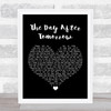 Saybia The Day After Tomorrow Black Heart Song Lyric Wall Art Print