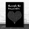 Spandau Ballet Through The Barricades Black Heart Song Lyric Wall Art Print