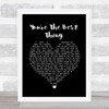 Paul Weller Youre The Best Thing Black Heart Song Lyric Wall Art Print