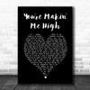 Toni Braxton You're Makin' Me High Black Heart Song Lyric Wall Art Print