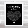 Counting Crows Accidentally In Love Black Heart Song Lyric Wall Art Print