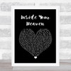 Carrie Underwood Inside Your Heaven Black Heart Song Lyric Wall Art Print