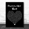 Ben Rector Forever Like That Black Heart Song Lyric Wall Art Print