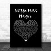 Jimmy Buffett Little Miss Magic Black Heart Song Lyric Wall Art Print