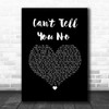 Muscadine Bloodline Can't Tell You No Black Heart Song Lyric Wall Art Print