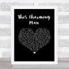 The Smiths This Charming Man Black Heart Song Lyric Wall Art Print